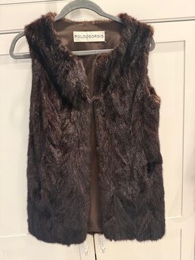 POLO GEORGIS Brown Mink Vest